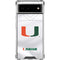 University of Miami White Jersey Google Pixel 6 Clear Case